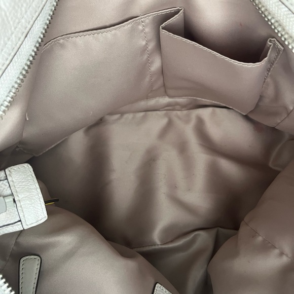 Coach Park Parchment Leather Satchel Carrie All Tote Bag - Picture 15 of 16